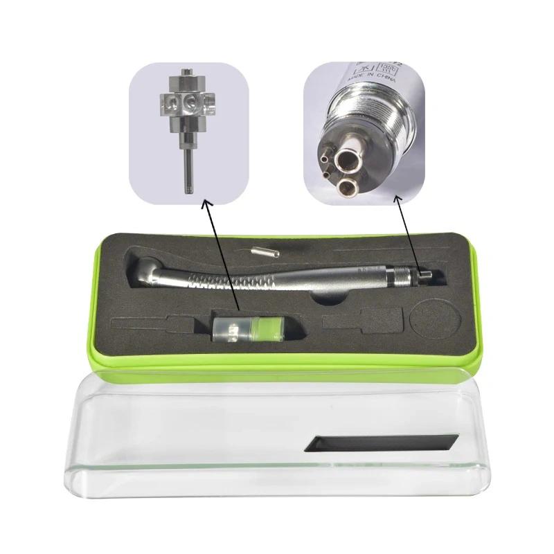 5 LED High Speed Handstück Dental Air Turbine Polierwerkzeug mit Licht 2/4 Loch Druckknopf Zahnarzt Zahnreparaturmaterial