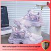 Kuromi Girls' Rotating Buckle Sport Shoes - Breathable & Stylish Soft Sole for Spring & Autumn 2025