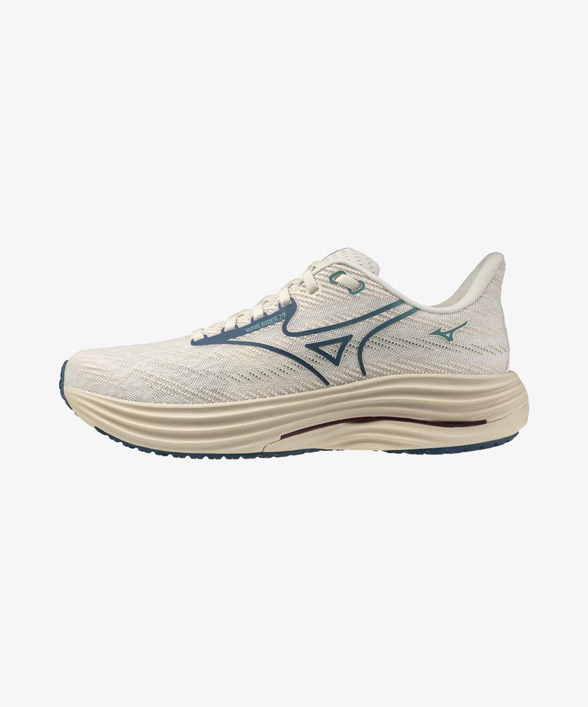 Mizuno (Unisex) Wave Rider 29 - Snow White:North Sea:Summer Sand / J1Gc250582