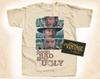 Hodný, zlý a ošklivý V1 Tričko Vintage Přírodní barva Pánské tričko Digitální tisk DTG VELIKOSTI S M L XL 2XL 3XL 4XL 5XL
