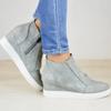 Bottes Chaudes À Vendre Pour Femmes Semelle Compensée Cachée Bottines Talons Hauts Baskets Fermeture Éclair Latérale Chaussures Courtes Pour Femmes Botas Mujer