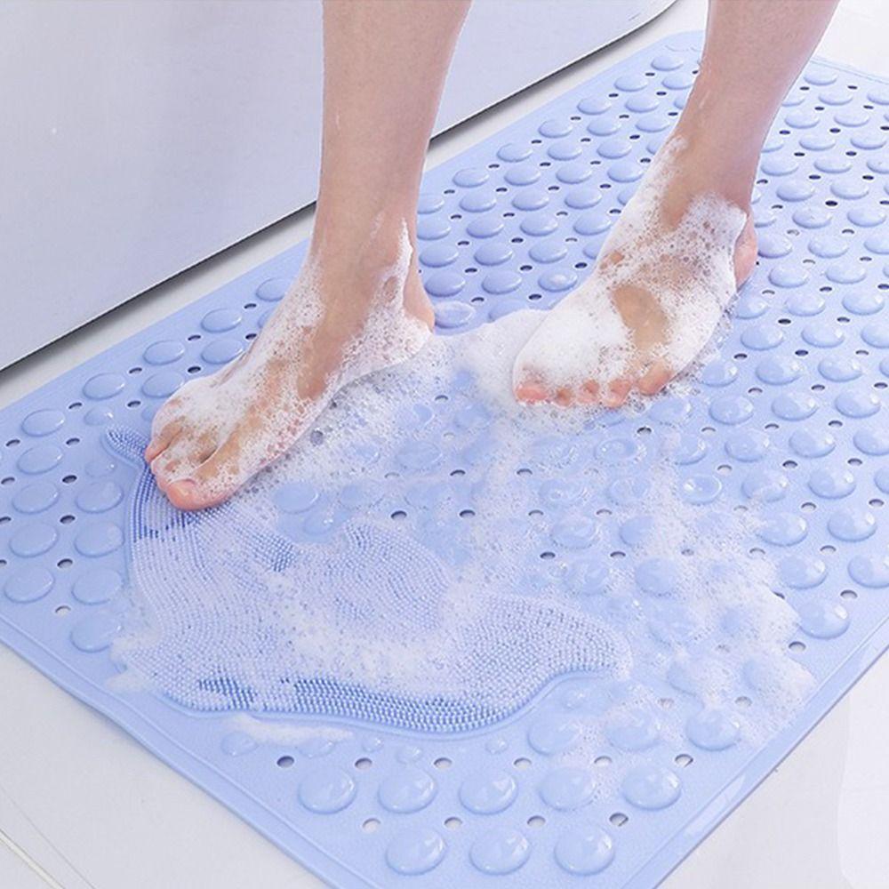 Water Absorption Bath Mat Non-slip Floor Rug Durable Doormat  Bathtub
