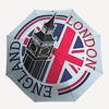 1pc London England Automatic Folding Umbrella Portable Collapsible Umbrella for All Seasons, 8-Rib Durable Construction, Perfect Gift 051