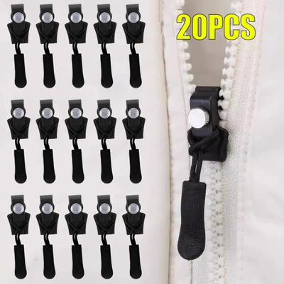 Universal Zipper Repair Kit Quick Instant Detachable Zipper Head Replacement Zipper Slider Pull for Jacket Bags Coat Free Sewing
