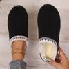 Fashion Winter Platform Women Fluffy Slippers 2025 Elegant Casual Large Size Slippers Women House Fashion Shoes Ladies Home Slides Women