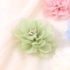 2/5Pcs 6CM Chiffon Fabric Artificial Flower For Home Room Wedding Invitation Artificial Flowers For Dress Decoration Accessories