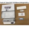 Wall Mount UV Toothbrush Sterilizer and Razor Holder, 99.99% Bacteria Elimination