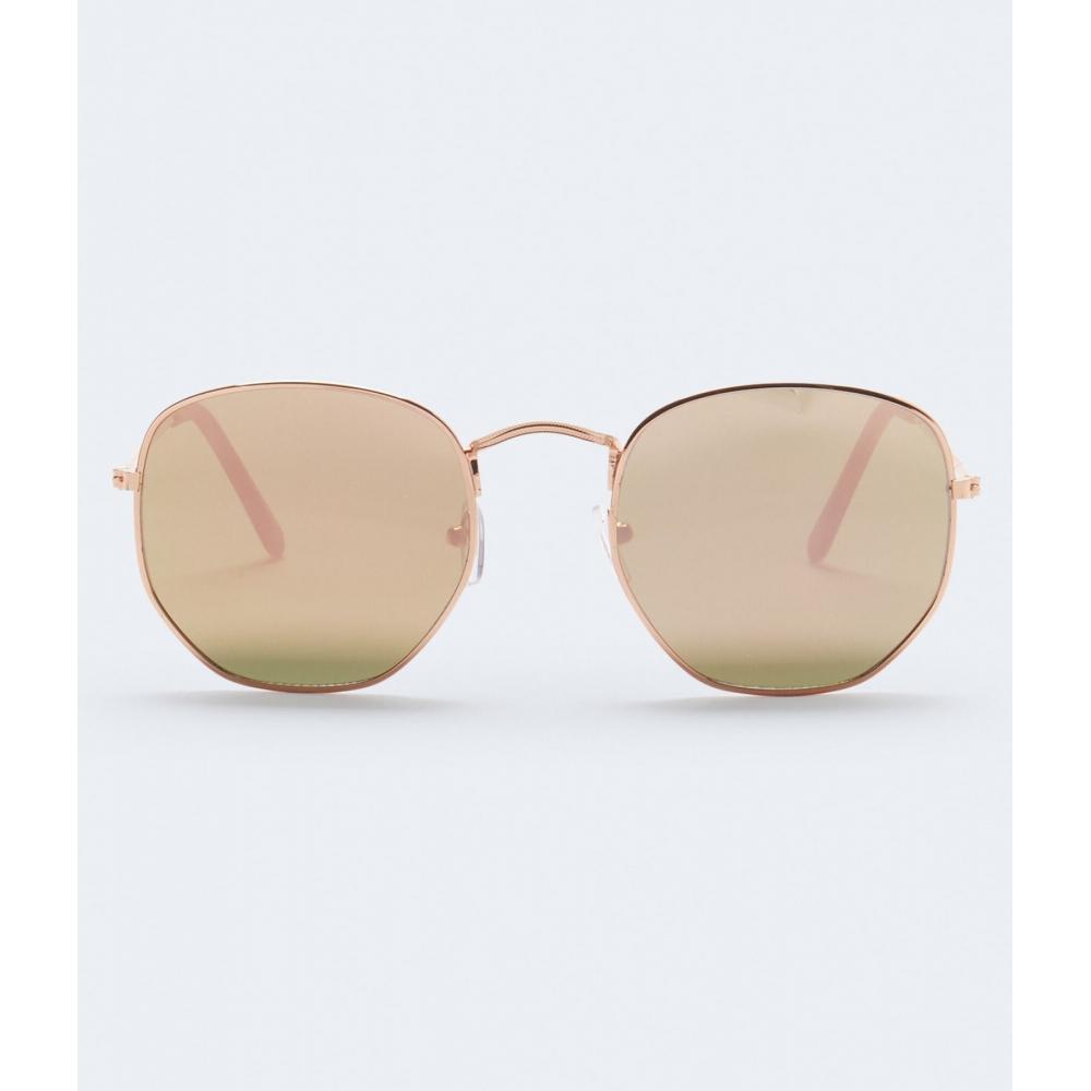 

Aeropostale Women s Rounded Geometric Sunglasses