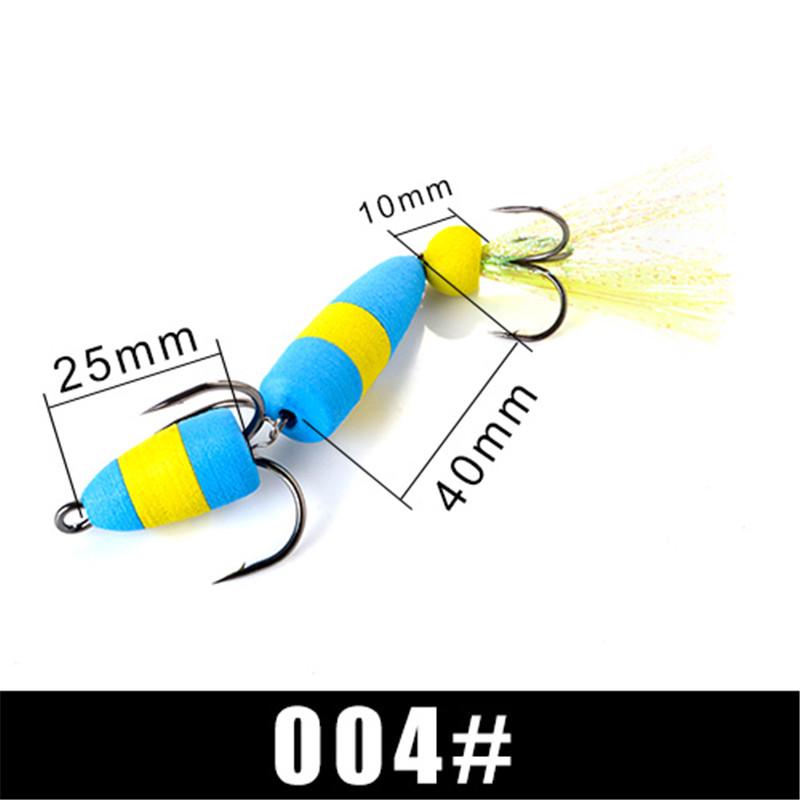 FishKing 1PC Soft Bass Lure Insect Lure With Sharp Hooks Weight 3.4G 4.7G Big/Small Size