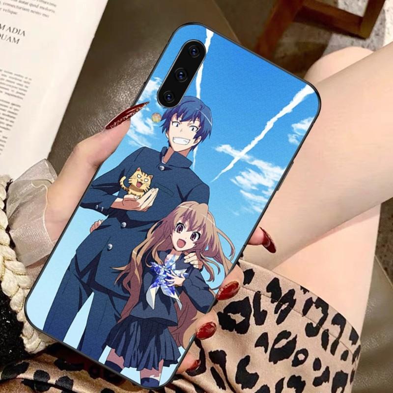 Dragon And Tiger Phone Case For Samsung A91 A81 A73 A72 A71 A30S A20 A12 A13 A52 A53 4G 5G Soft Black Phone Cover