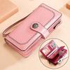 Genuine Leather RFID Women's Long Wallet with Wax Finish