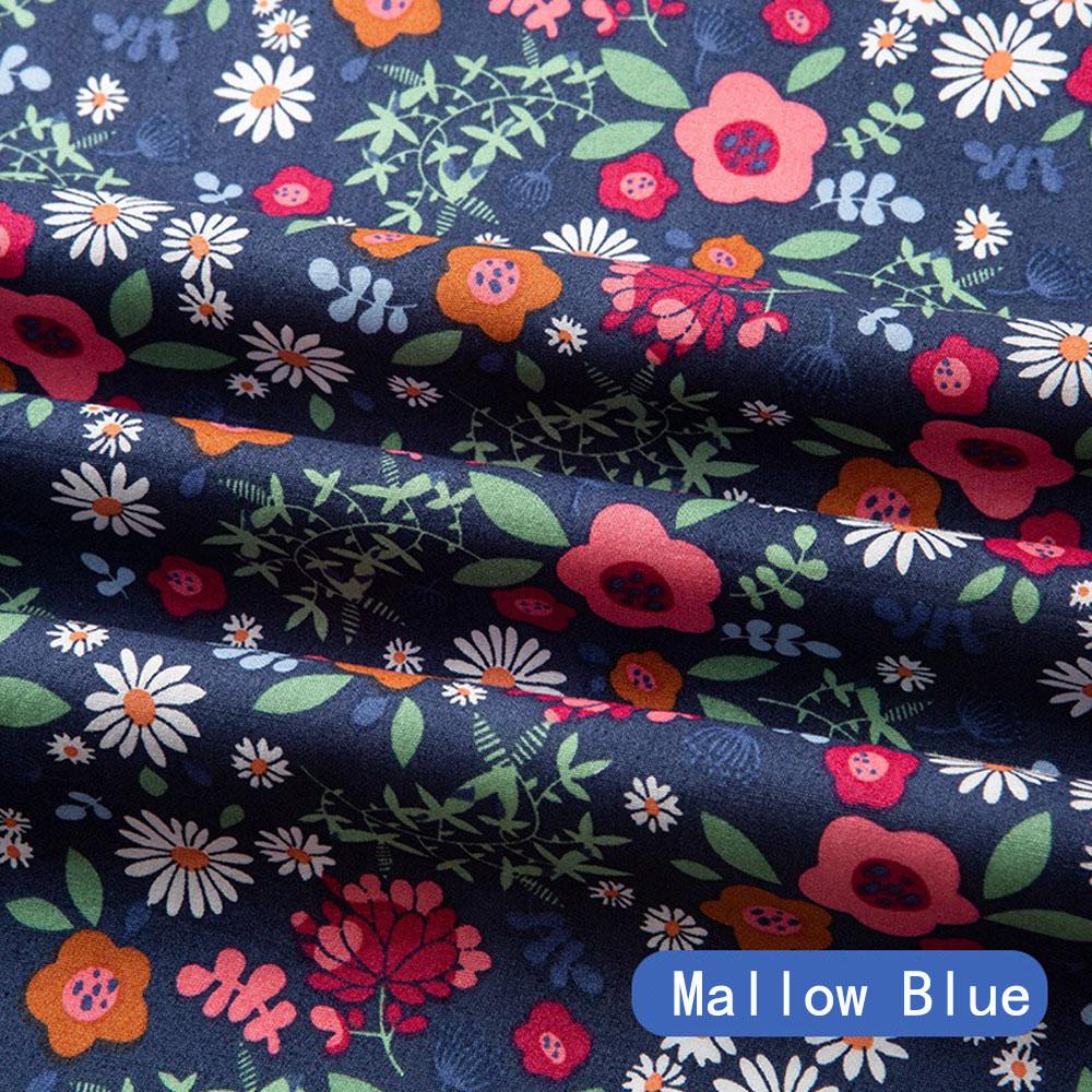 50X150cm Pastoral Daisy Floral Poplin Cotton Fabric DIY Children Costume Cloth Make Bedding Quilting Pillowcase Decoration Home