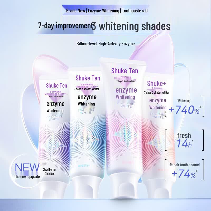Shuke Whitening Enzyme Toothpaste 3-Pack