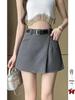 2026 Versatile Summer High-Waisted A-Line Wide-Leg Petite Skirt Shorts for Women