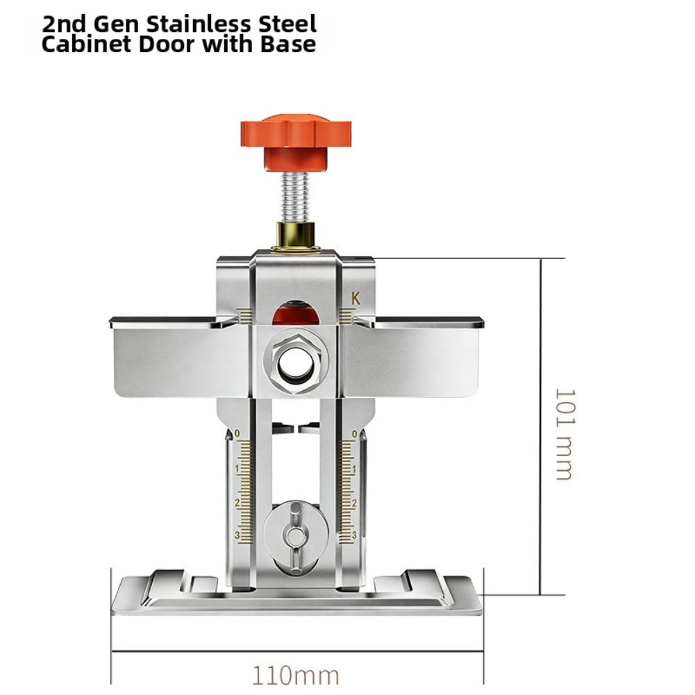 Stainless Steel Door Alignment Jig Kitchen Cabinet Installation No-nail Installation Supports Low-height Doors