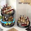 Rotating Double-Layer Kitchen Spice Rack