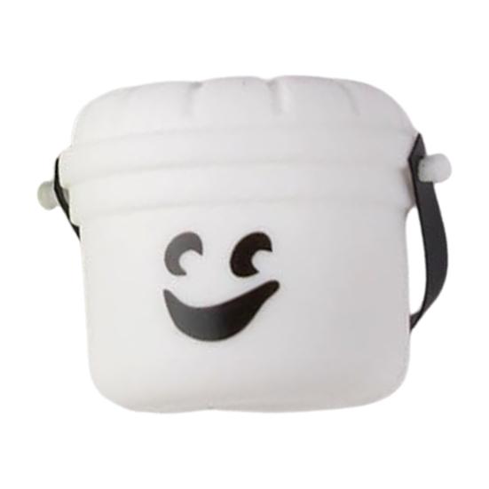 Halloween Pumpkin Bucket Straw Topper Drinking Straw Cap for 30oz