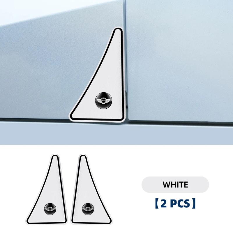 2PCS Car Door Corner Protective Covers Anti-Collision Stickers for BMW MINI WORKS One Cooper JCW R60 R59 R58 R57 R56 R55