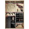 Metal Tin Signs Pistol Victory Wall Decoration Plaque Vintage Art Poster Iron Painting for Man Cave Home Cafe Garden Club Bar