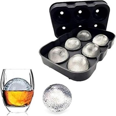 3D Ice Cube Tray Silicone Mold Ice Maker Ice Cream Tools Food Grade Round Square Ice Ball Mold for Freezer Whiskey Cocktail Bar