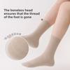 5 Pairs of Wool Socks Women's Winter Mid-tube Socks Double Needle Pile Socks Boneless Women's Winter Warm Stockings