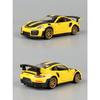 1/32 Porsche 911 GT2 RS Alloy Sports Car Model Diecasts Metal Racing Car Model Simulation Sound Light Collection Kids Toys Gifts