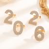 2026 Theme Acrylic Earrings Smooth Surfaces Unique Accessory Casual Formal Earrings Suitable for Fashion Women Present