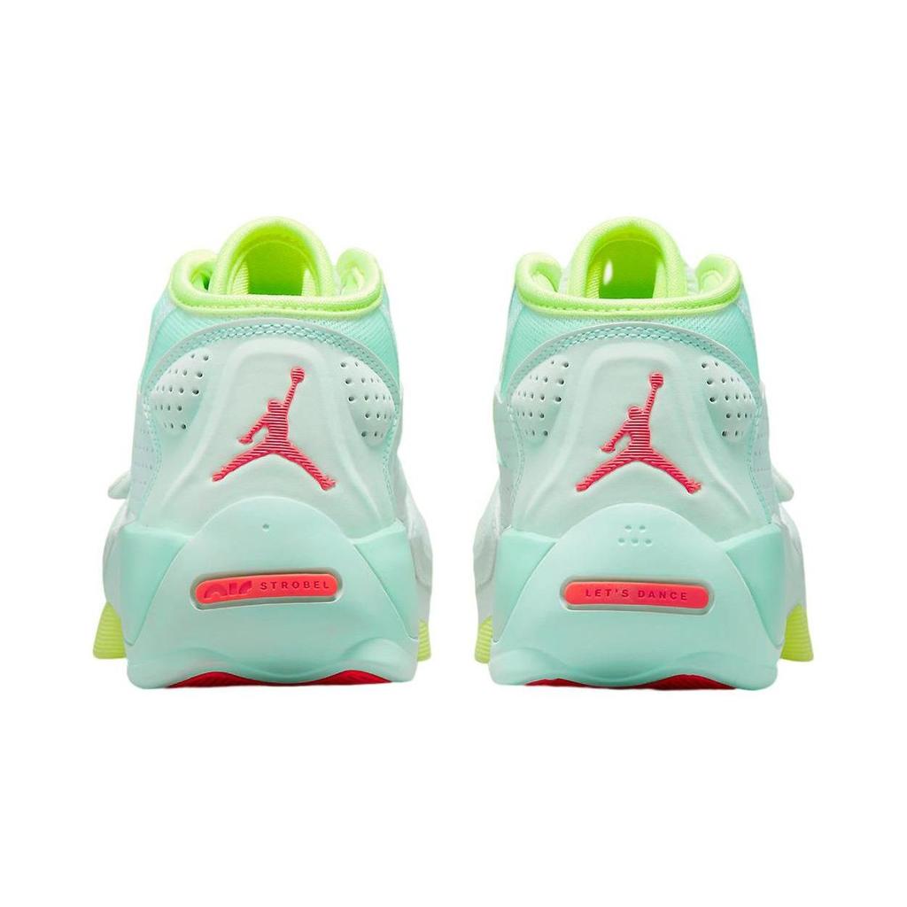 Air Jordan Zion 2 GS Jarní basketbalová dětská obuv Zelená Sotva zelená Flash-Crimson DV0992-367