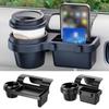 PP Car Door Cup Holder Black Door Side Phone Rack New Drink Bottle Holder  Car Interior