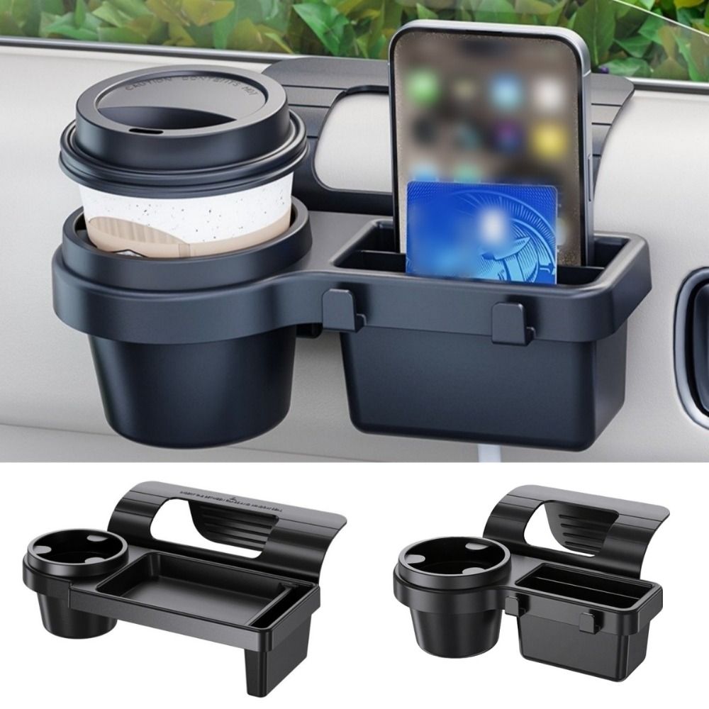 PP Car Door Cup Holder Black Door Side Phone Rack New Drink Bottle Holder  Car Interior
