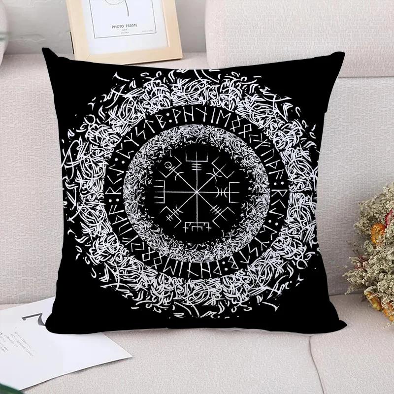 Viking Talisman Decorative Pillowcases For Pillows Cushion Pillowcase Home Decoration Accessories Twin Size Bedding