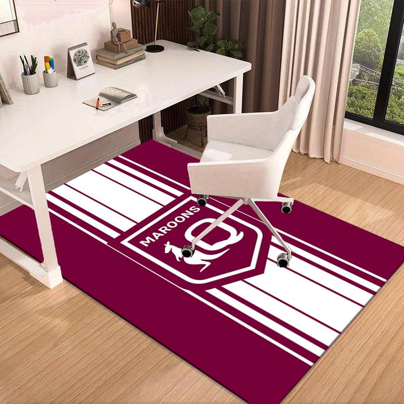 Australia Maroons Rugby Team Emblem Area Rug Office rug, Chair Rug, Decor Carpet Livingroom bedroom Mat, Large Size Fan gifts Christmas gifts