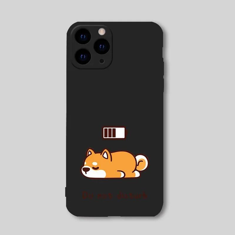 

Funny Sleep Panda Dog Phone Case For iPhone 17 Air 16 Pro Max 15 14 Plus 11 12 13 Pro Max Mini X XR Cute Animal Soft Cover iPhone 12 mini