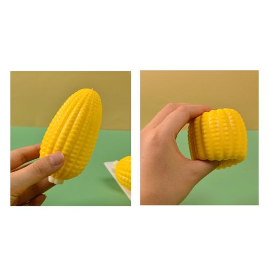 1/2/3Pcs Stress Relief Fake Corn Squeeze Toy Simulated Corn Decompression Toy Home Office Soft Stretchy Corn Fidget Toy Party Favors