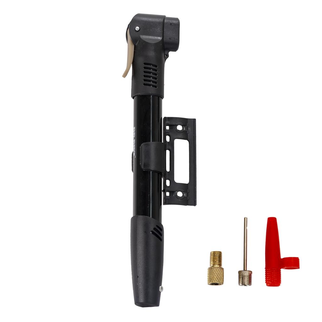 Bicycle Pump Aluminum Alloy Mini Pump for Bicycle MTB Portable Inflator with Holder