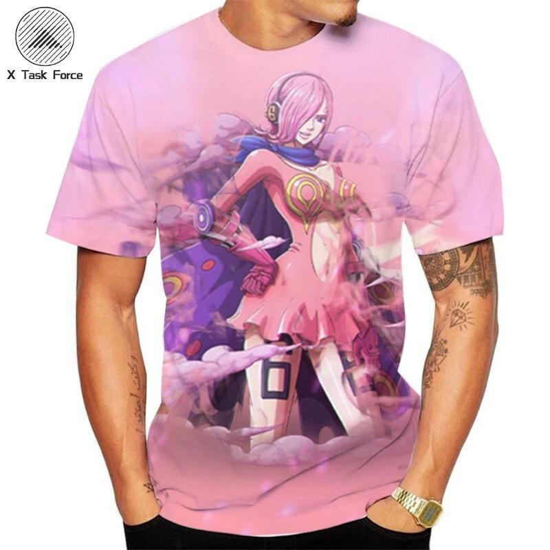 

One Piece Cosplay Anime Manga T-Shirt Tee Costumes Undershirt Polyester 4XL