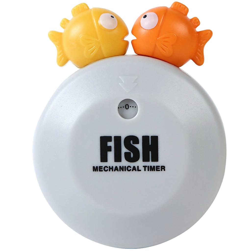Rotating Cute Time Manager Bubble Fish Timer Mechanical Reminder Timer