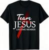 Funny Team Jesus Christian Faith Pray God Religious TShirt Funny Jesus T Shirt Unisexs Clothing Women Graphic 2026 Summer T Shirt