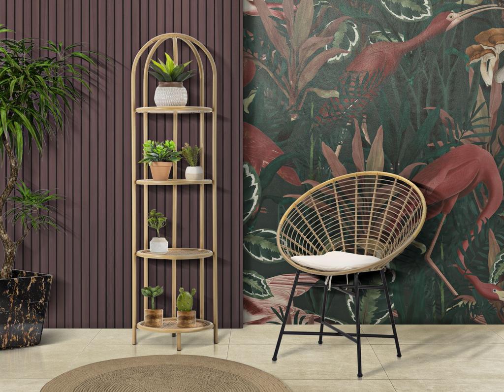 Stuhl Panama Grid Mit Kissen Cm 72X56,5X88