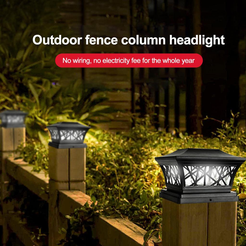 Outdoor Solar Post Lights, Outdoor Fence Post Solar Lights, Solar Decks Fence Post Lights