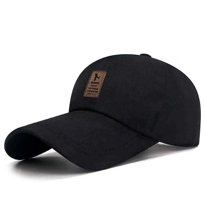 3.93 Inch Extended Brim Sandwich Baseball Hat Adjustable Classic Dad Hat Sun Protection Sport Hats Canvas Cap
