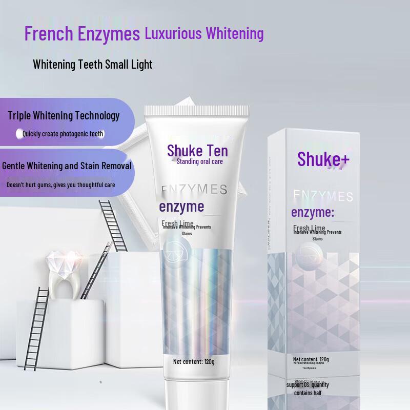 Shuke Enzyme Toothpaste - Lime Flavor 3-Pack