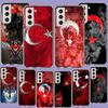 Türkei Türkische Flagge Handyhülle Für Samsung Galaxy S25 Edge S24 S23 FE S21 S20 Plus S22 S26 Ultra Hülle Klare Hüllen TPU Capa Shel