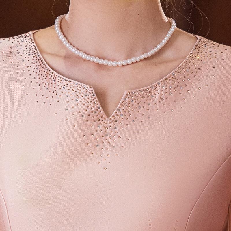 Elegantní šaty pro matku nevěsty/ženicha, falešné dvoudílné