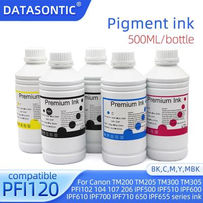 PFI-120 Pigment Ink for Canon PFI102 PFI104 PFI107 Ink Cartridge IPF700 IPF500 IPF510 IPF600 IPF610 IPF710 Printer Pigment Ink