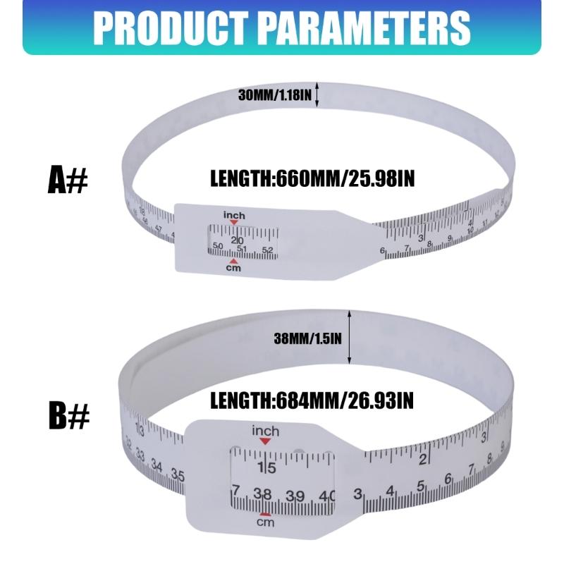Head Circumference Tape Measure for Pediatric, Baby, Babies Reusable, Not-Stretchable Measure Ruler