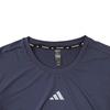 adidas Logo Crew Neck Casual Pullover Short Sleeve T-Shirt Men Tops Dark-Cyan JD0200