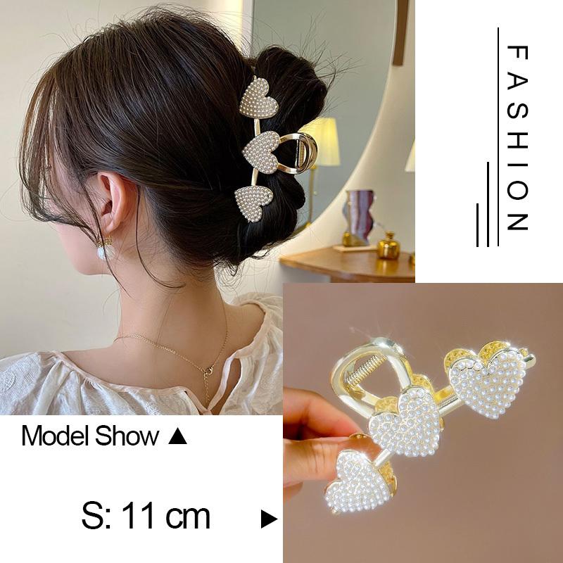 30 Stiluri Clip Mare Tip Gheară Pentru Păr Pentru Femei Accesorii de Păr Trend Metal Auriu Argintiu Punk Geometric Fluture Perle Clemă de Păr