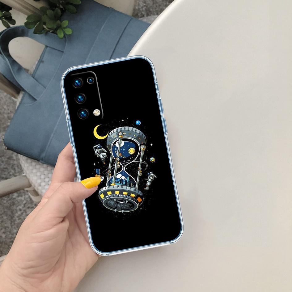 FM6 Astronaut Space Moon Phone Case for LG K22 K30 K40 K40S K41 K42 K50 K50S K51 K51S K52 K61 K62 K71 K92 Q60 Q61 V40 V50 V60