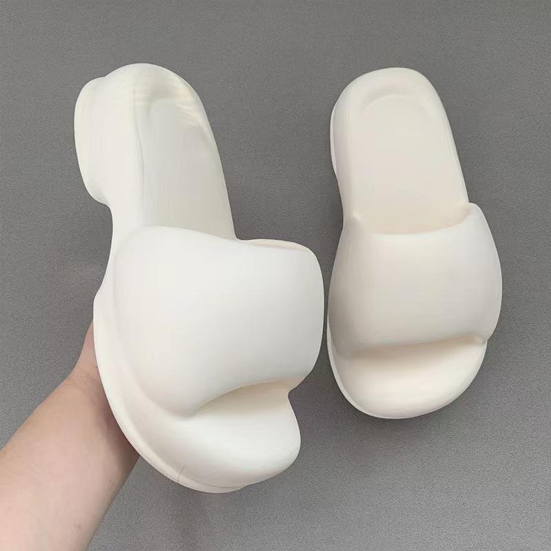 Móda Comwarm 2024 Módní dámské sandály na podpatku Letní venkovní pantofle na pláž se silnou podrážkou Dámské vnitřní protiskluzové platformové boty z EVA